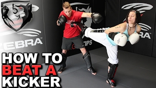 How to Beat a Kicker TaekwondoKarateStyle with Punches [upl. by Enaasiali]