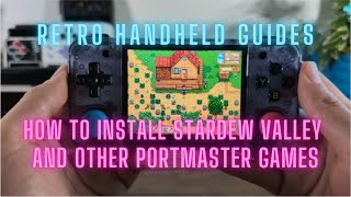 How to install Stardew Valley and other Portmaster Games [upl. by Osugi]