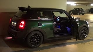 Mini Cooper S F56 with DECAT Fi Exhaust LOUD POPS amp BANGS [upl. by Illehs]