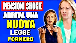 PENSIONI SHOCK 👉 ARRIVA UNA NUOVA LEGGE FORNERO❗️ECCO COSA È EMERSO POCO FA 💸😳 [upl. by Spence713]