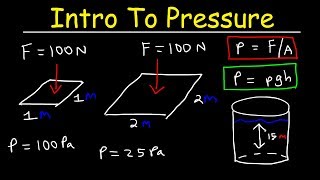 Introduction to Pressure amp Fluids  Physics Practice Problems [upl. by Rebmyk]