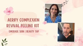 AERIFY COMPLEXION REVIVAL PEELING KIT  EMERAGE SKIN  Beauty Tap  Dr Jason Emer [upl. by Stelmach797]