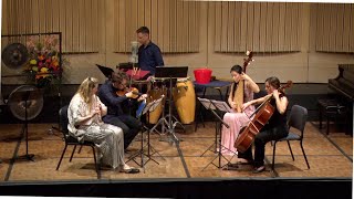 Ross Edwards  Four Inscapes Quintet for Flute Pipa Percussion Violin and Cello World Premiere [upl. by Mayer]