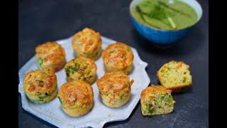 RECETTE SALÉE  MINI MUFFINS LEGUMES ET FROMAGE  VELOUTE ASPERGES [upl. by Kling685]