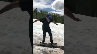 Playing through On my snow skate at Golden Peak [upl. by Naujak]