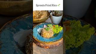 If you want to eat something healthy nice try these sprouts fried rice 🍚 💯 [upl. by Gregorio]