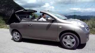 Nissan Micra CC convertible cabriolet roof hard top openingclosing  Autogefühl Autoblog [upl. by Yeneffit135]