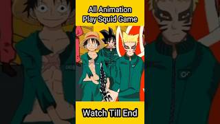 When Animation play Squid Game End gokushorts [upl. by Ashti]