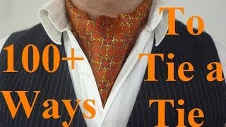 How to Tie an Ascot or Cravat without it coming undone The Day Knot [upl. by Nirrol]