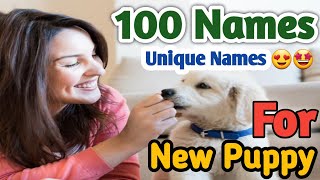 100 names for your new puppy  puppy names ideas  cute name of pets  unique names of pets  dog [upl. by Thant367]