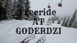 Freeride At Goderdzi Ski Resort  Georgia [upl. by Nohsal]