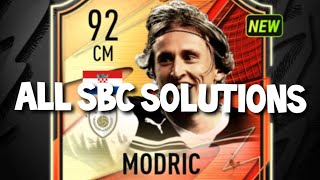 MADFUT 22 MODRIC SBC quotALLquot SOLUTIONS [upl. by Hplodnar]