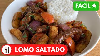 🇵🇪 LOMO SALTADO PERUANO  RECETA DELICIOSA [upl. by Gavan]