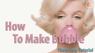 Photoshop Tutorial  Marilyn Monroe and Bubble Gum Lazy Photoshop [upl. by Nhguavahs]