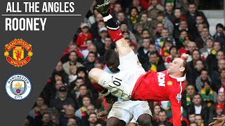 Wayne Rooneys Bicycle Kick v Man City Goal  All The Angles  Manchester United [upl. by Elder]