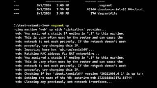 linux automation  create 1 vm with vagrant file and provision with shell [upl. by Arodnahs]