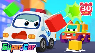 Police Cartoons amp MORE  Toy Blocks Everywhere  Best Cars Cartoons  Kids Cartoons amp Kids Songs [upl. by Vernor]