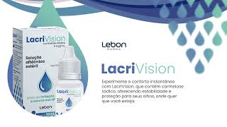 LacriVision  Solução Oftálmica Estéril com Carmelose 5mgmL [upl. by Onej623]