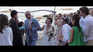 Danon amp Adrienne Shell Beach Wedding at Wickaninnish Inn [upl. by Akinirt141]