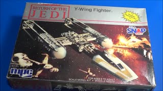 Classic MPC Star Wars YWing Model Kit Review [upl. by Burroughs]