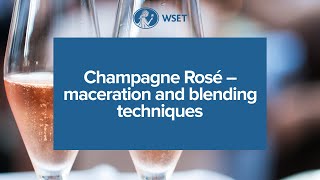 Champagne Rosé  maceration and blending techniques [upl. by Akenal]