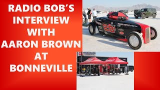 Bonneville 2024 Live Interview Aaron Brown of The Garage Shop [upl. by Etteniotna786]