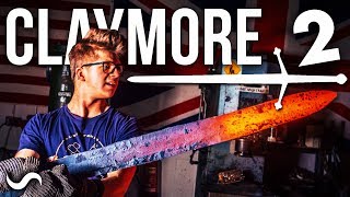 MAKING A SCOTTISH CLAYMORE SWORD PART 2 [upl. by Jacy]