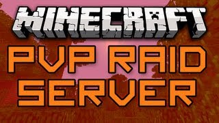 Minecraft BEST PvP Faction Raid Server 18 [upl. by Kathye]