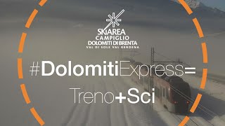 Treno  Sci  Dolomiti Express in Val di Sole [upl. by Letnwahs]