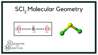 SCl2 Molecular Geometry Sulfur Dichloride [upl. by Cand805]