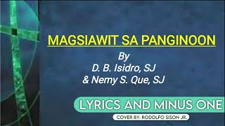 Magsiawit Sa Panginoon Lyrics and Minus One [upl. by Adrahc895]