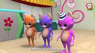 3 Little Kittens Rhyme  Kittens Version  Children Rhymes Nursery Songs with Lyrics [upl. by Navets]