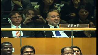 UN general assembly votes on Palestine [upl. by Lev]