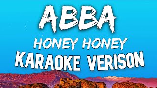 ABBA  Honey Honey Karaoke Version [upl. by Eslud]