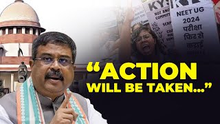 Live “Action will be taken” Education Minister Dharmendra Pradhan after SC’s hearing on NEET [upl. by Ellebyam858]