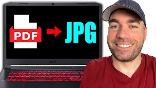 How to Convert PDF to JPG For Free  Best Method [upl. by Halona]