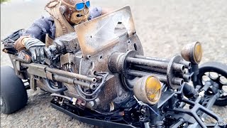 Eddies IRON MAIDEN Tank Racer Street Run RC Animatronics by Danny Huynh Creations [upl. by Doria205]