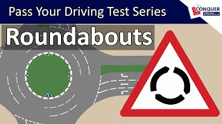 Roundabouts Driving Lesson UK  Pass your Driving Test Series [upl. by Notirb]