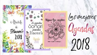 3 AGENDAS 2018 PARA IMPRIMIR GRATIS sin fechas [upl. by Laubin771]