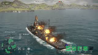 HMS Glasgow Type 26 Frigate 06 December 2023 Modern Warships Quick Online Battle 5 [upl. by Raf331]