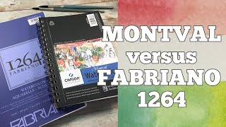 Canson Montval and Fabriano 1264 Watercolor Sketchbooks [upl. by Nevram134]