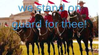 Canadian National AnthemO Canada with lyrics [upl. by Gone583]