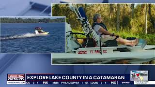 CraigCat FOX 35 Live Catboat Escapes Boat Tours in Clermont Florida [upl. by Gatian]