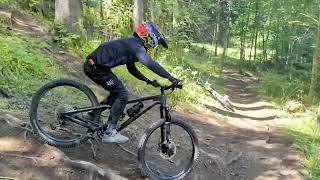 Retour à Metabief bikepark avec piste noire Rocheuse [upl. by Roxy153]