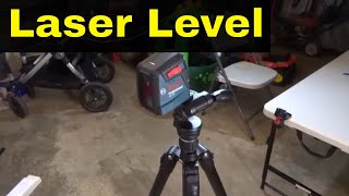 How to use a Johnson Rotary Laser Level  Building Tips for DIY SEPTIC amp Foundation leveling [upl. by Chrissa]