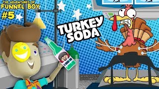 GURKEY TURKEY FLAVORED SODA Best Job Ever The Adventures of FUNNel Boy 5 Kids Animation [upl. by Ciel645]