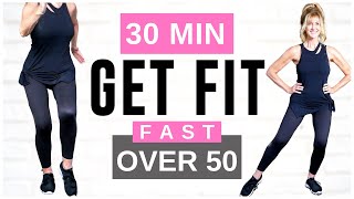 30 Minute GET FIT Indoor Walking Workout For Women Over 50 [upl. by Abita438]