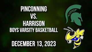 BCTV Sports  Pinconning vs Harrison Boys Varsity Basketball 121323 [upl. by Ruttger]