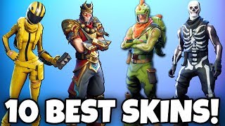 TOP 10 BEST SKINS in Fortnite The COOLEST of all SKINS Fortnite Battle Royale Best Skins [upl. by Livesay]