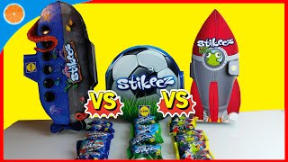 LIDL Stikeez 2016 from Space vs Stikeez Euro Cup 2016 vs Stikeez 2015 Submarine Blue Orange [upl. by Ecidnak]